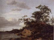 Jacob van Ruisdael Dunes by the sea France oil painting artist